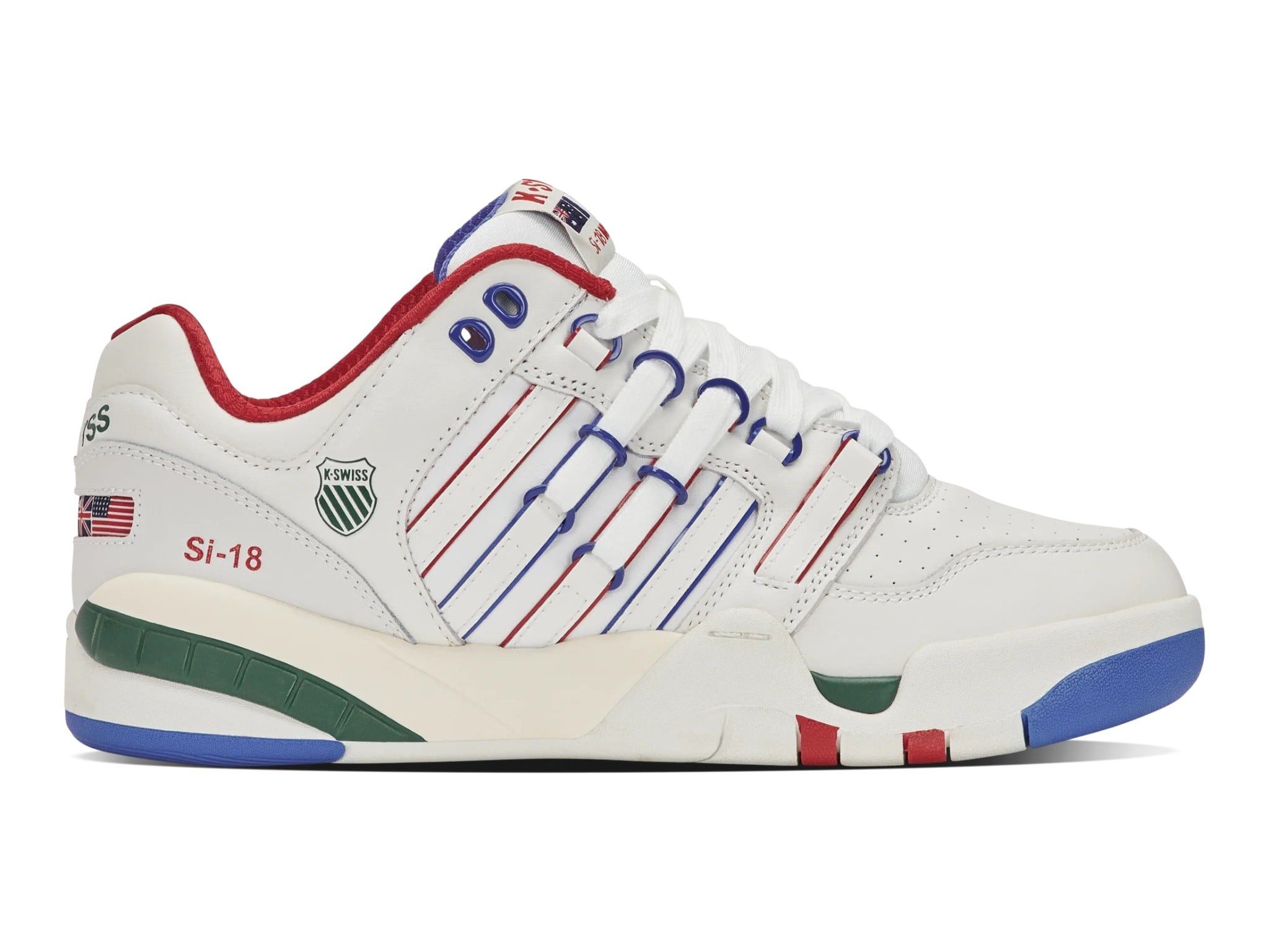 K-Swiss Si-18 International C (Leder) 2026 weiss/bunt Herren Sneaker günstig online kaufen