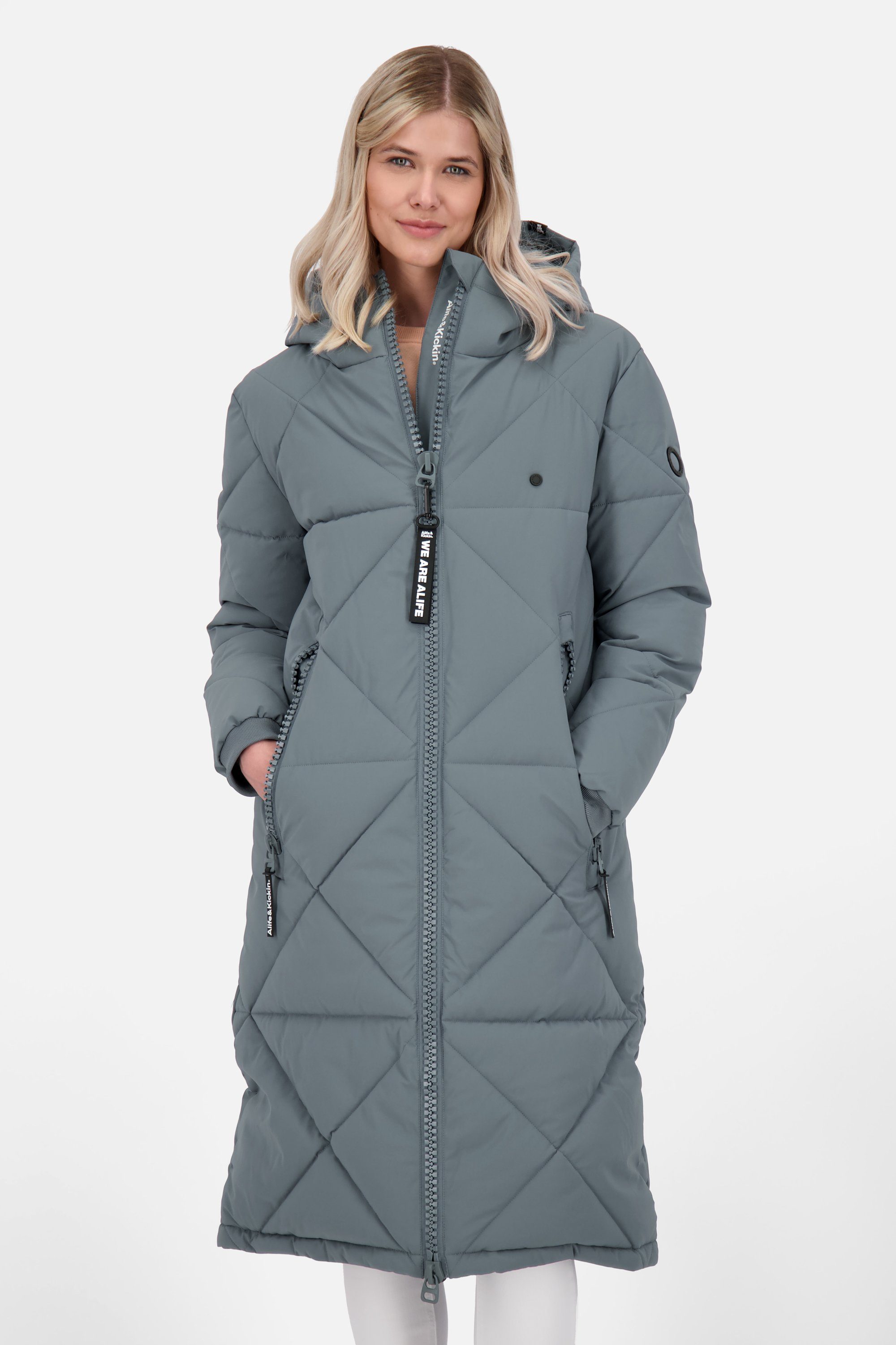 Alife & Kickin Winterjacke EnyaAK A Puffer Coat Damen Winterjacke, Jacke basalt