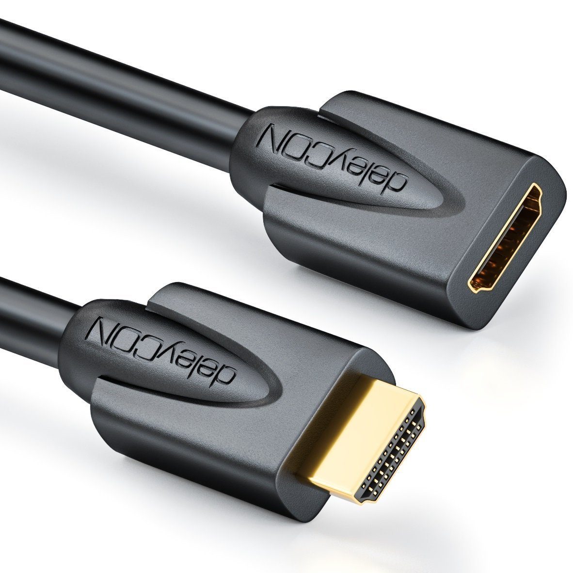 deleyCON 1m HDMI Verlängerung-kompatibel zu HDMI HDMI-Kabel