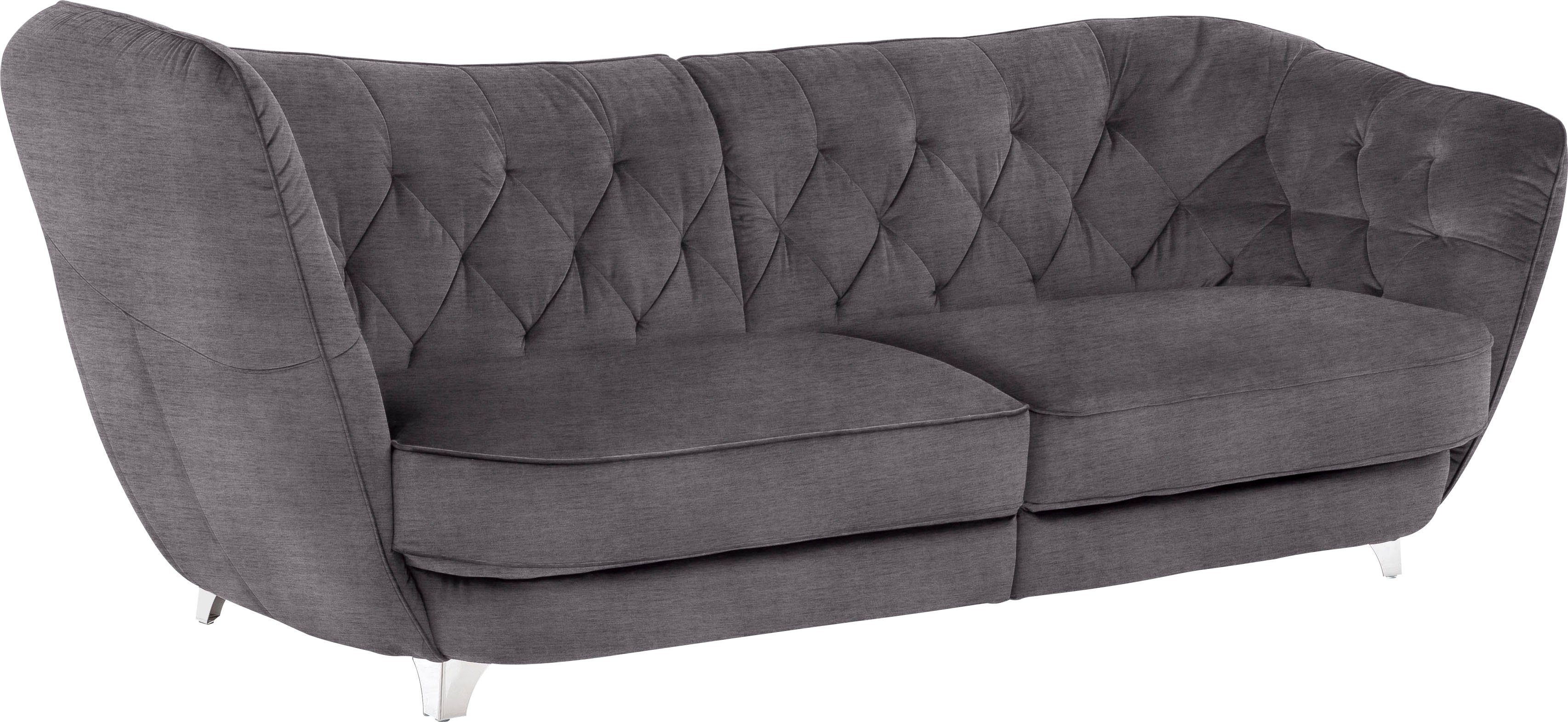 Leonique Big-Sofa "Retro", stylischer Hochlehner günstig online kaufen