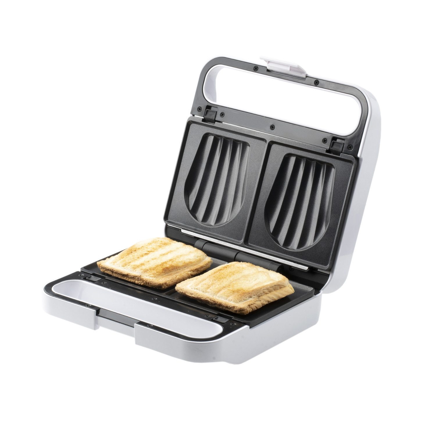 Adler 2-in-1-Toaster AD 3070 Sandwichtoaster 2in1 Grill, 1100 W, Kontaktgrill für beide Seiten, Antihaftbeschichtete Platten