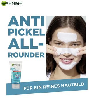 GARNIER Gesichtspflege PureActive Hautklar 3in1 Tonerde Reinigung + Peeling + Maske