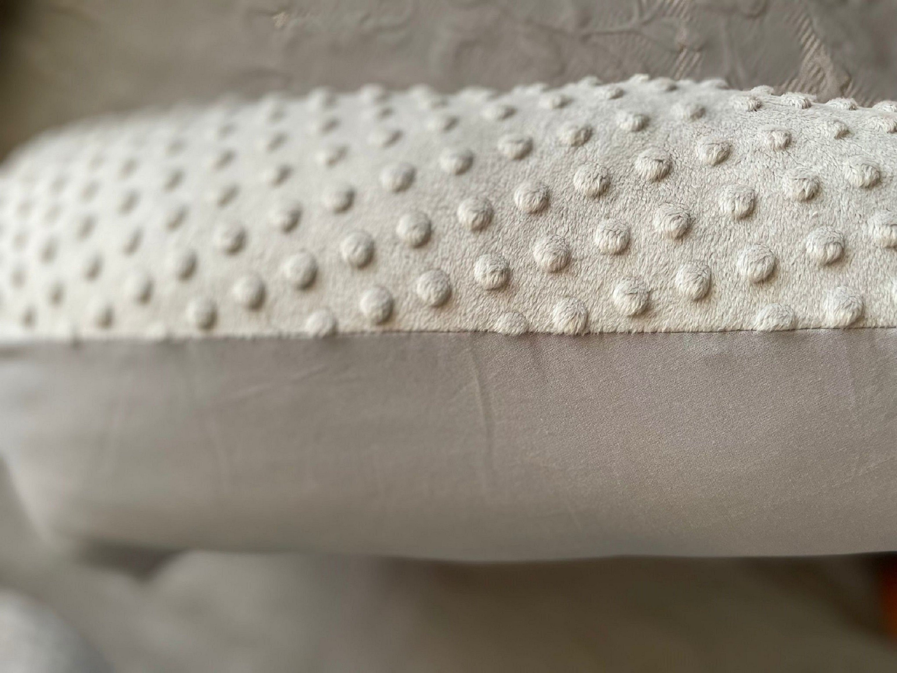 Loolay Stillkissen MINKY/ Baumwolle Seitenschläferkissen GRAU Kissen ink. B günstig online kaufen