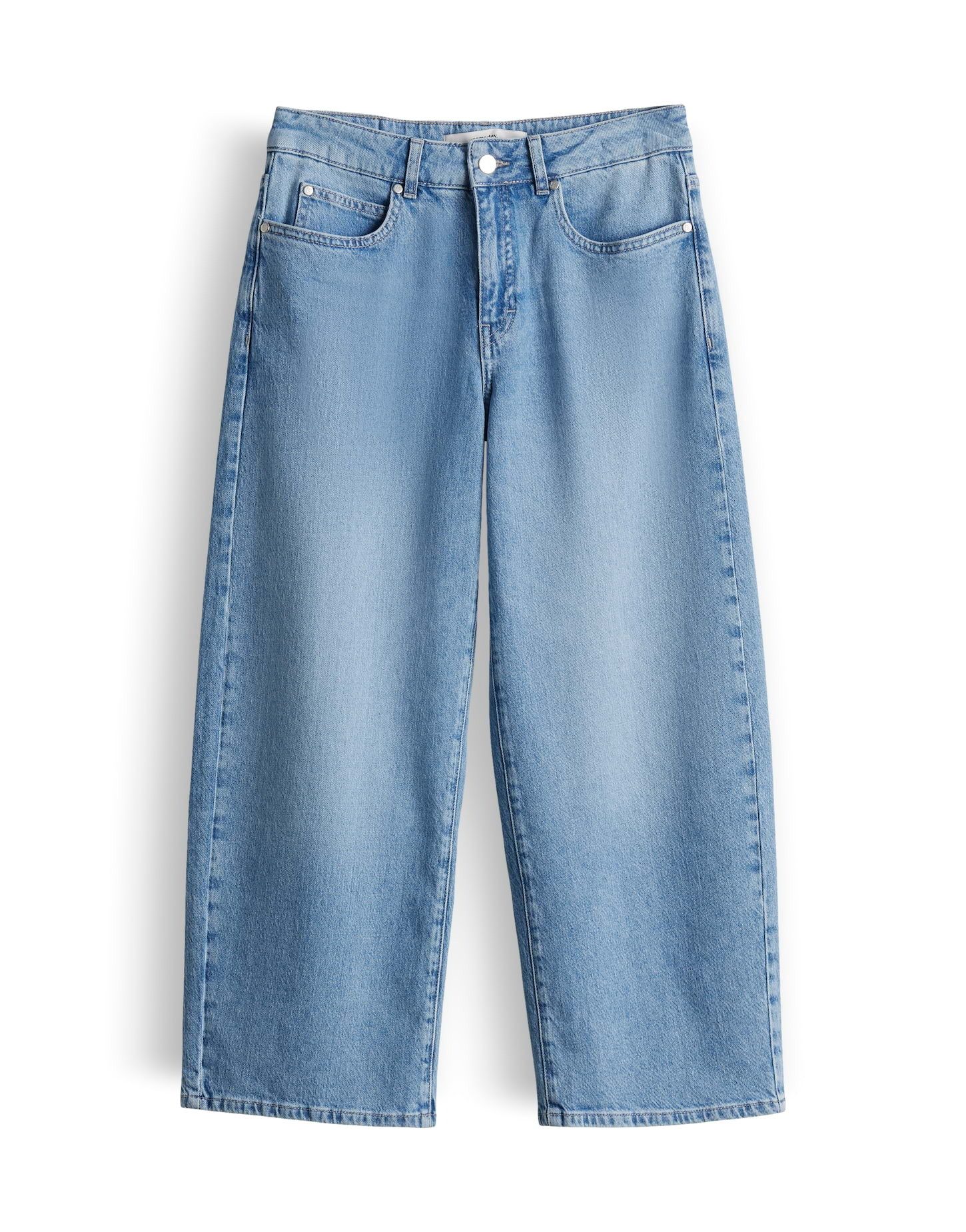 someday Relax-fit-Jeans Corah curved aus Lyocell-Denim Cropped mit Crinkle-Effekt für moderne Styles