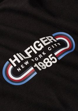 Tommy Hilfiger T-Shirt HILFIGER TRACK GRAPHIC TEE mit grafischem Logo