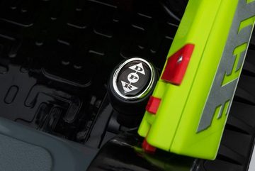ZELLERFELD Trendmax Off Road "Polizei" Strandbuggy Elektro Auto Kinderfahrzeug mit Fernbedienung LED MP3 Digitalanzeige Kinderfahrzeug-Batterie