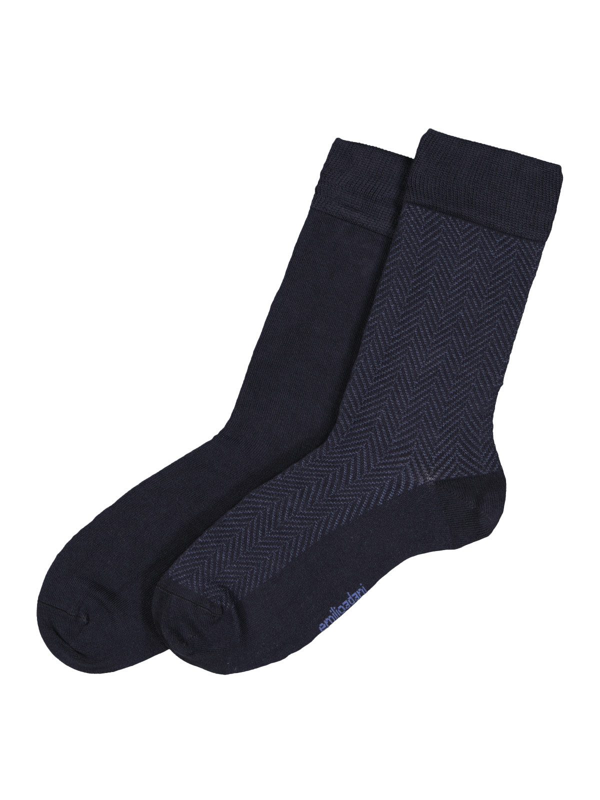 emilio adani Freizeitsocken Herren Socke uni, Marineblau