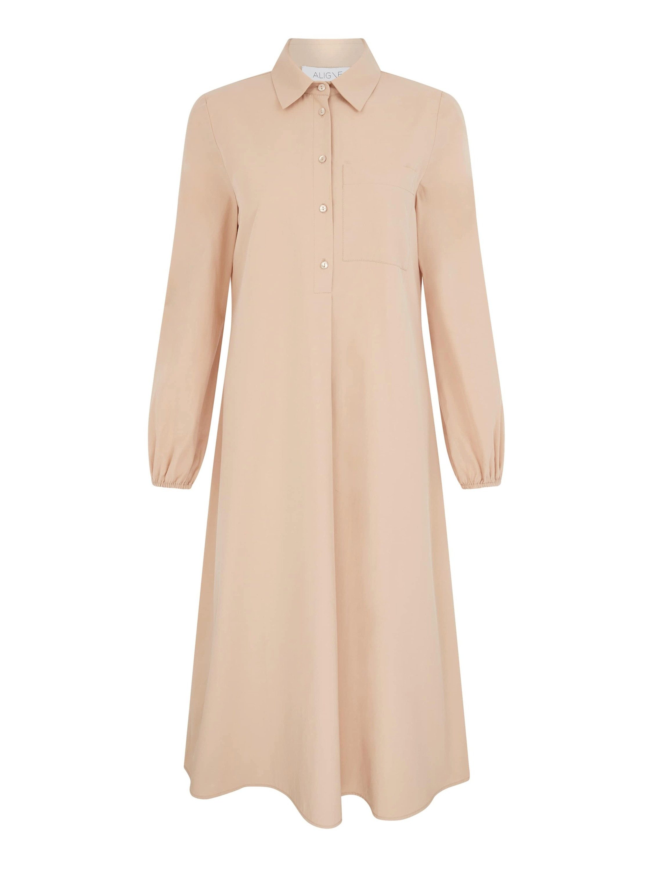 Aligne Midikleid Eliza (1-tlg) Drapiert/gerafft