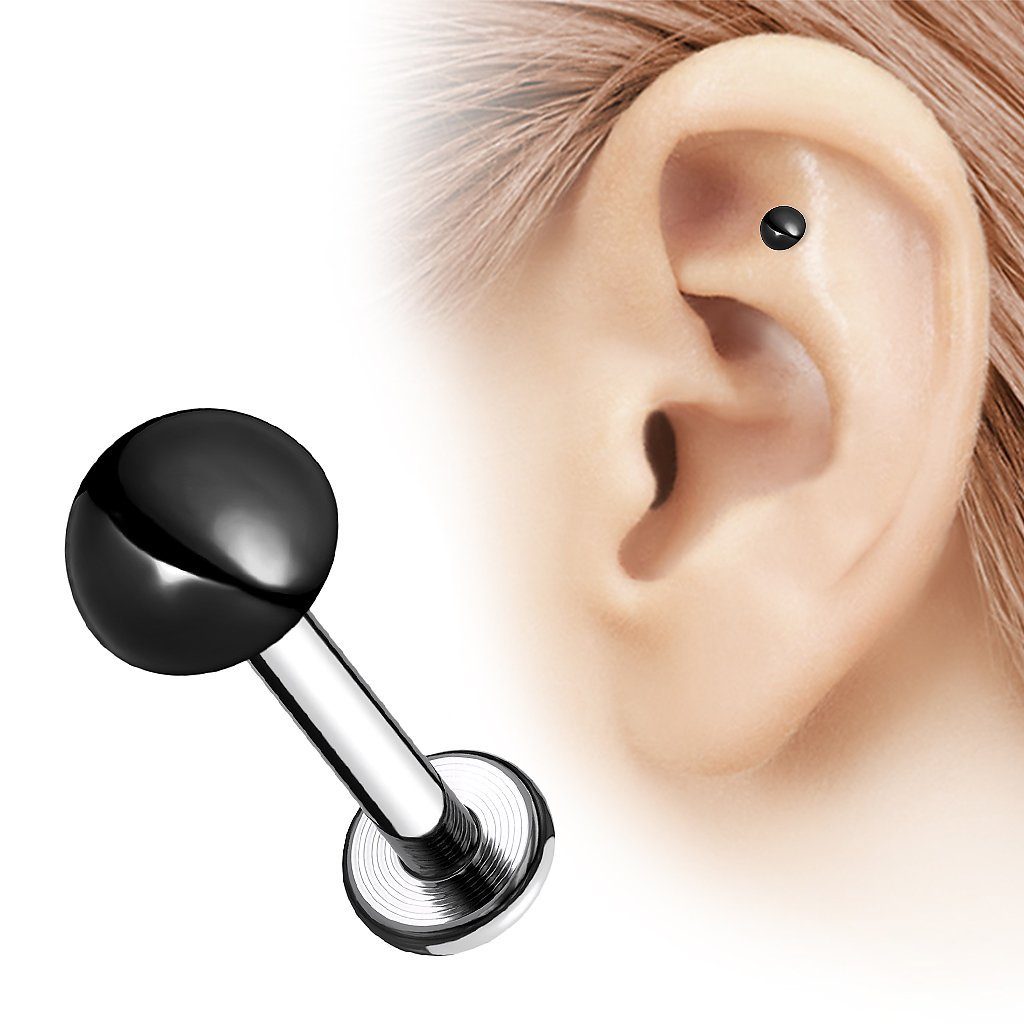 Taffstyle Piercing-Set Titan Tragus Labret Knorpel Kugel Innengewinde, Pier günstig online kaufen