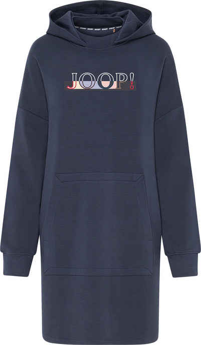 Joop! Shirtkleid Damen Hoodie / Longshirt mit Kapuze (1-tlg) Lounge Bigshirt in softer Modalqualität