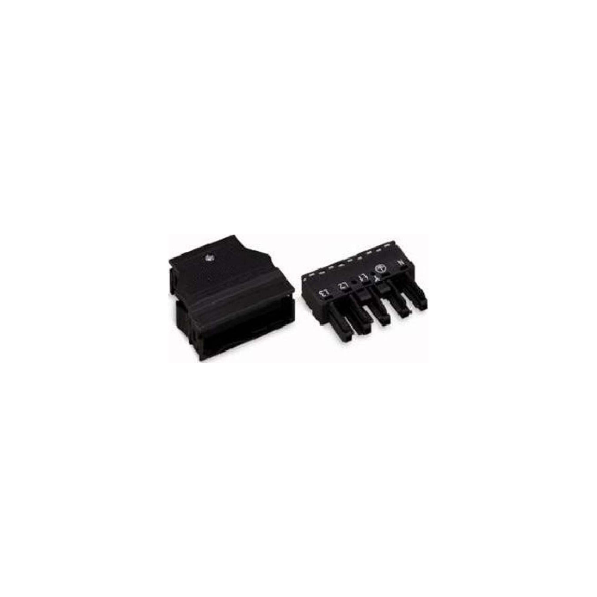 WAGO Steckdose WAGO GmbH& Co. KG Buchse 2x0,5-4mmq schwarz 770-105