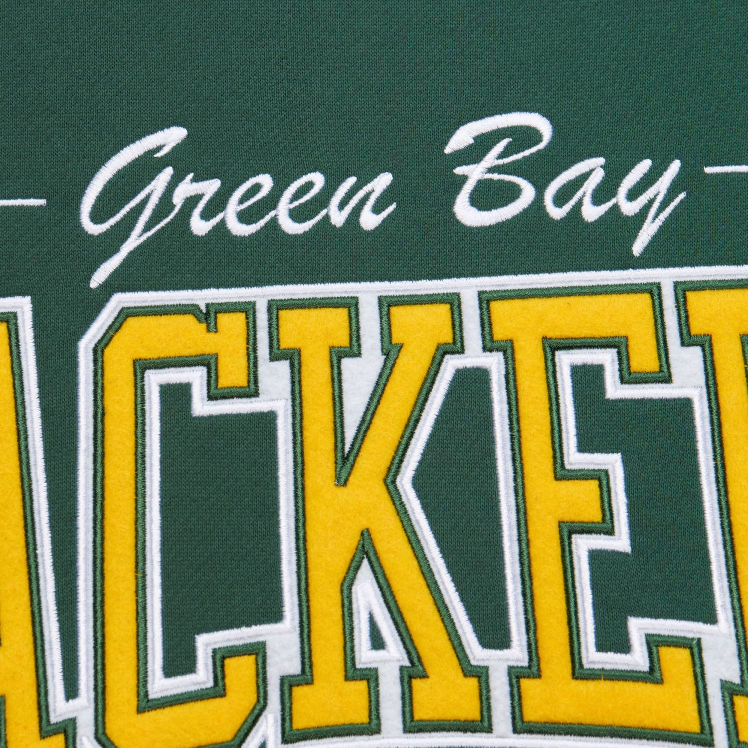 Mitchell & Ness Rundhalspullover BACKPRINT Green Bay Packers