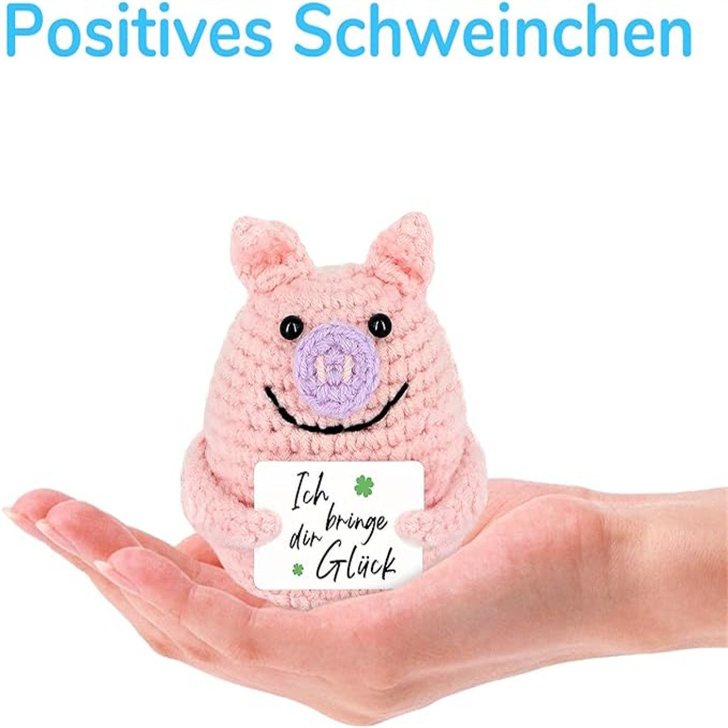feinlux Minipuppe Pocket Hug Positive Kartoffel (Packung, Das perfekte Geschenk), Positive Energy Mini-Puppe