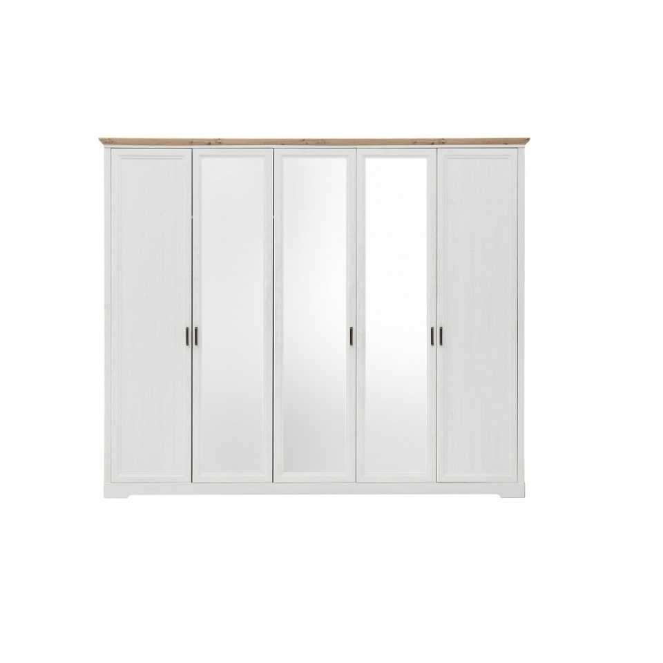 Schlafkontor Drehtürenschrank Kleiderschrank Drehtürenschrank  Stauraumschrank ca. 264 cm JASMIN