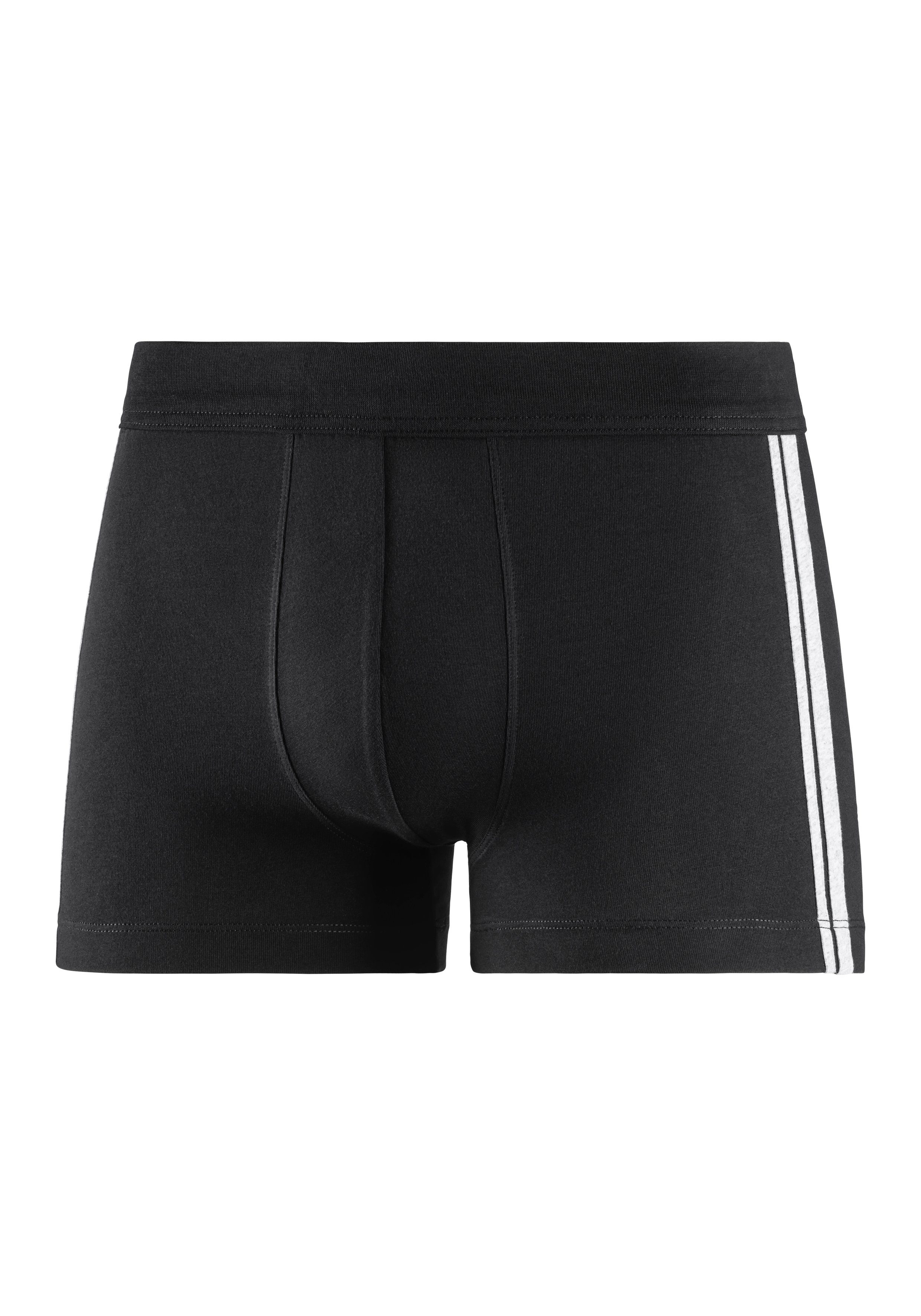 Schiesser (3er-Pack) Boxer kontrastreichen Streifen schwarz, schwarz, mit schwarz