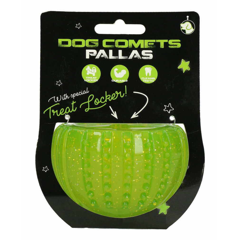 Tierball Dog Comets Pallas with Treat Locker Green