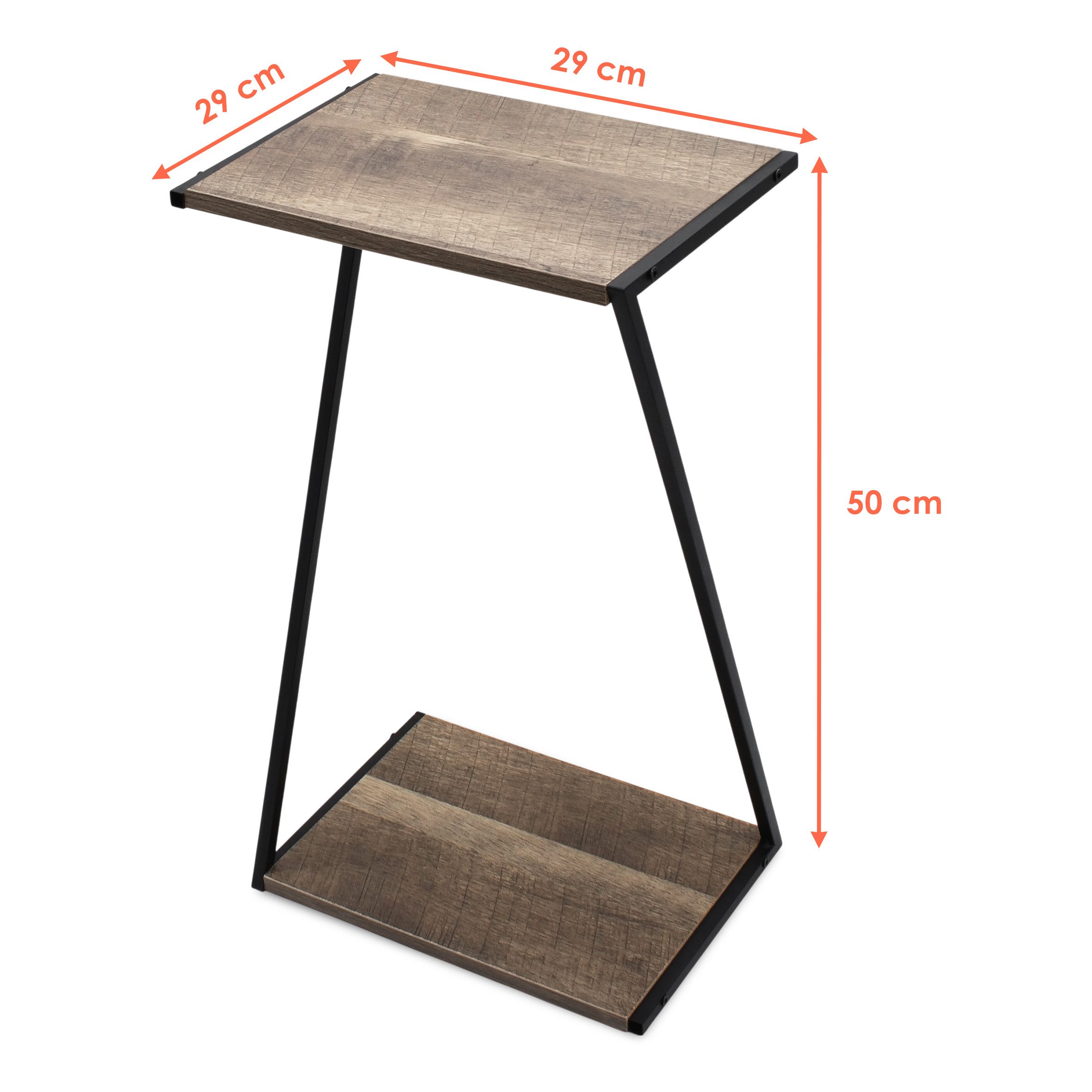 Spetebo Blumentisch Holz Pflanzenständer mit Metall günstig online kaufen