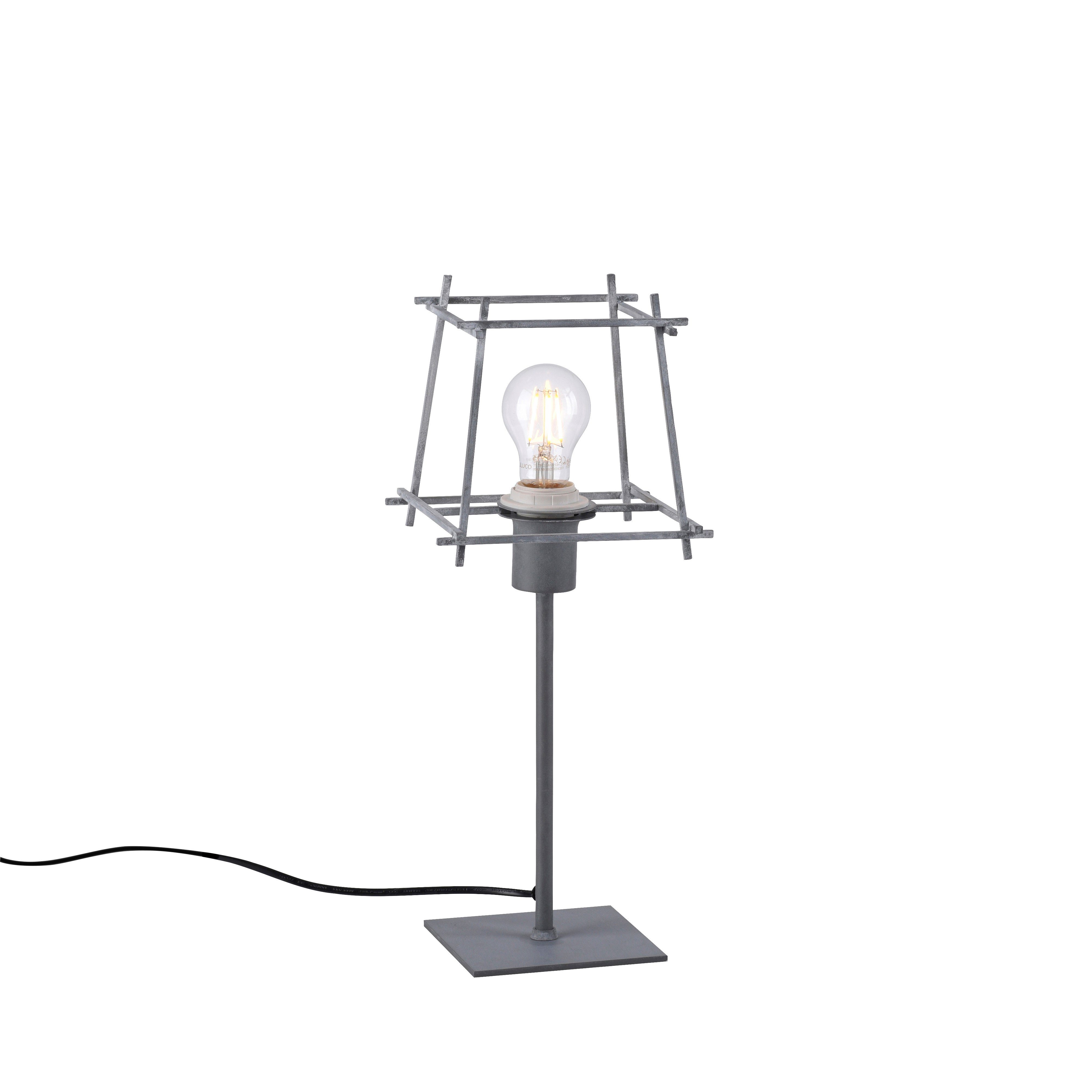 JUST LIGHT Tischleuchte PELETTON, ohne Leuchtmittel, ExklusiveE27, Schalter, Schnurschalter