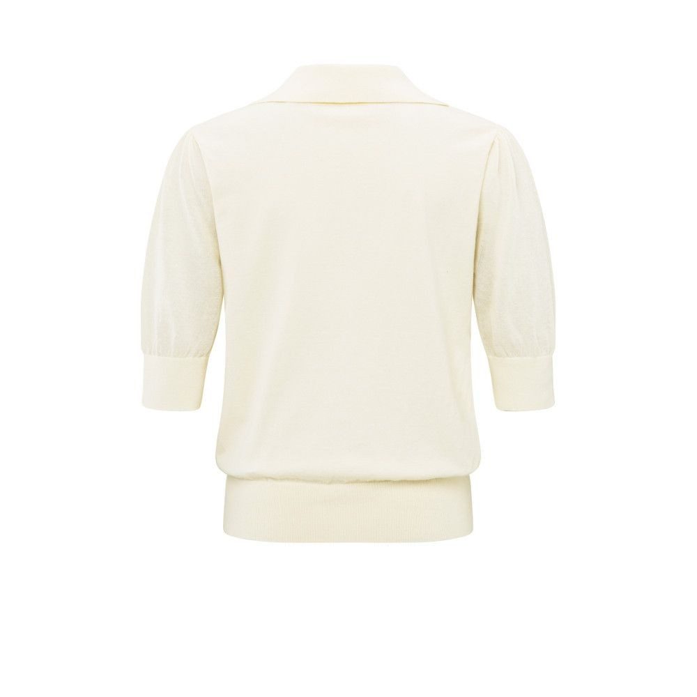 YAYA Polokragenpullover Gestricktes Polohemd mit halblangen günstig online kaufen