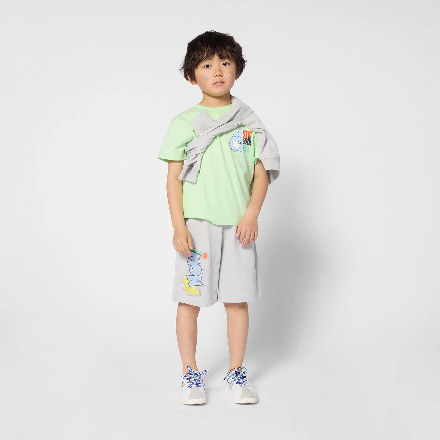 Billieblush T-Shirt Billieblush Jungen T-Shirt -Stay Cool-in hellgrün mit großem Rückenpri