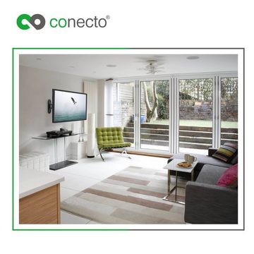 conecto TV Wandhalter für LCD LED Fernseher & Monitor TV-Wandhalterung, (bis 27 Zoll, neigbar, schwenkbar)