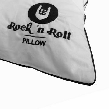 Federkissen Schäfer Kissen Rock `n Roll Pillow (mittelfest) 70% Federn, 30% Daunen, Rock `n Roll Pillow, Füllung: 70% Federn, 30% Daunen