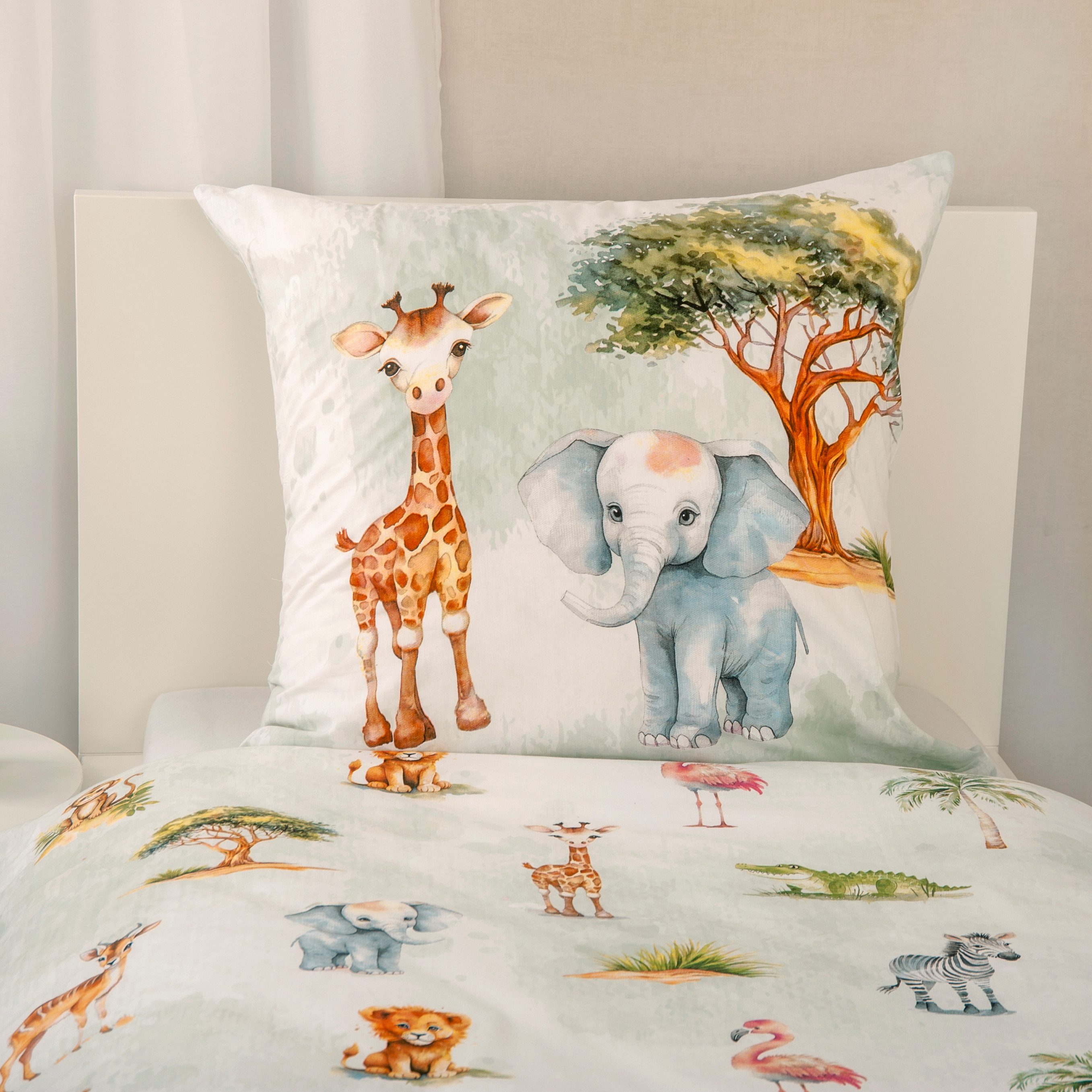 Herding Young Collection Bettwäsche Young Collection Safari, Renforcé, 2 teilig