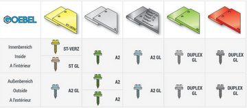 GOEBEL GmbH Blechschraube 3030142130, (1000x Linsenkopf Phillips-Kreuzschlitz PH - 4,2 x 13 mm Edelstahl V2A / A2, 1000 St., DIN7981 ISO7049 Werksnorm), Blechschrauben – Profi-Industrie-Qualität