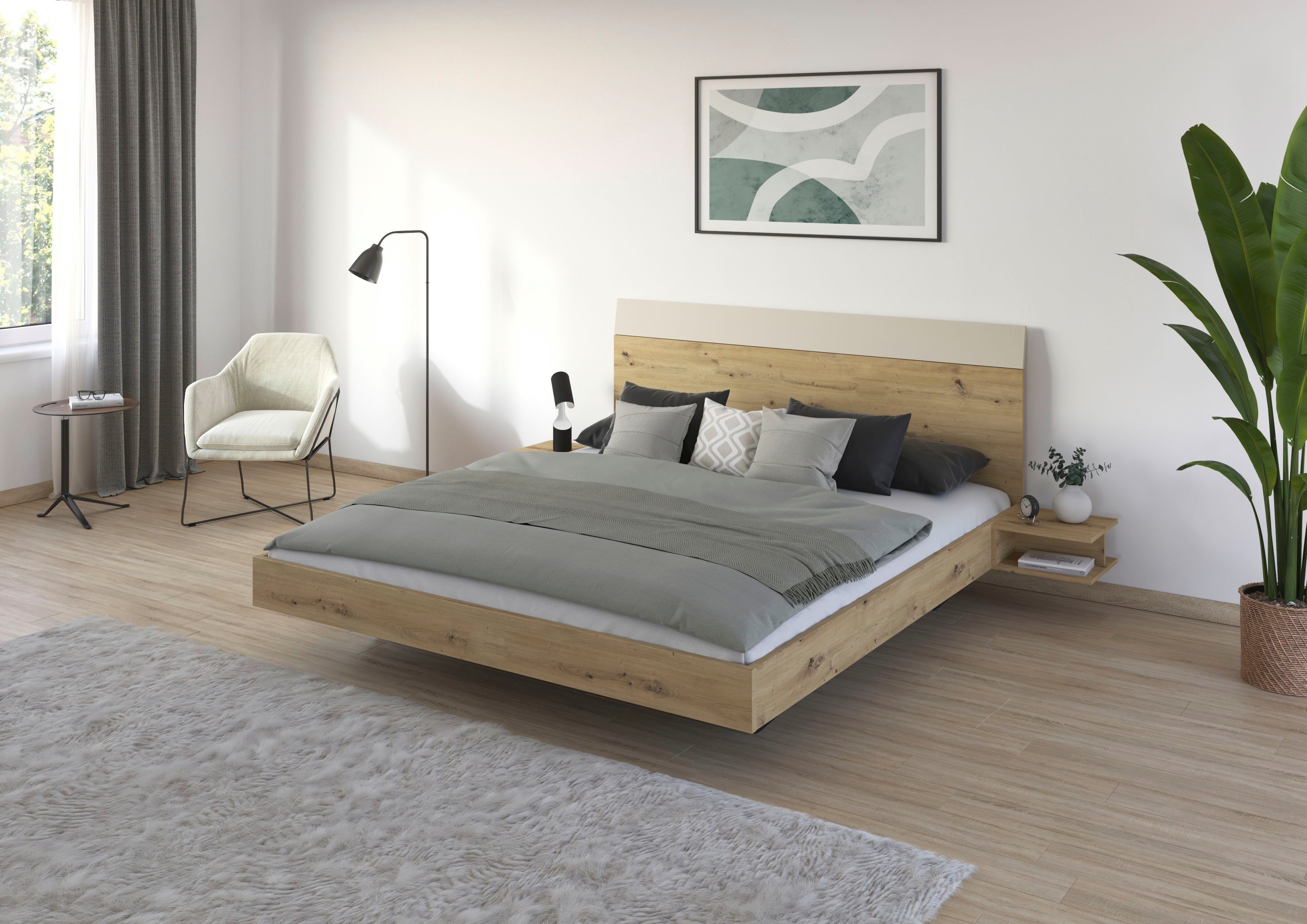 rauch Schlafzimmer-Set Monza, mit Schwebetürenschrank Breite 218 cm, Bettan günstig online kaufen