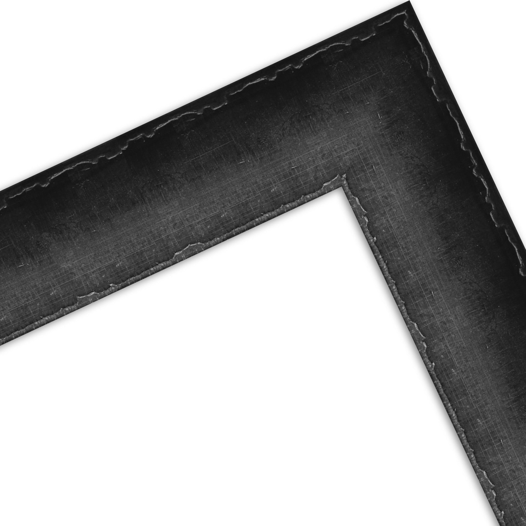 H620, Antik Stil Massivholz aus im Bilderrahmen Schwarz, WANDStyle