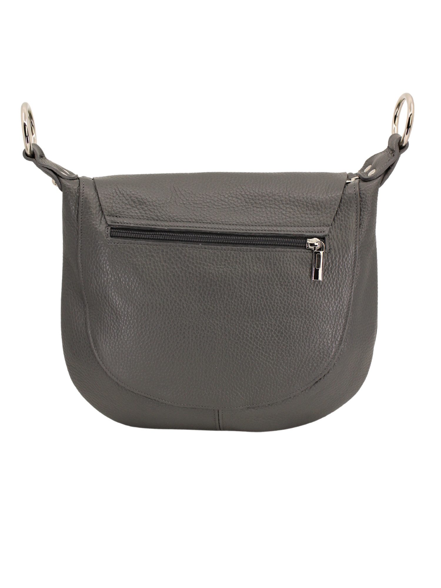 Adel Bags Schultertasche Kayla Ledertasche Made in Italy mit 2 Riemen, Zwei Tragegurte inklusive, Made in Italy