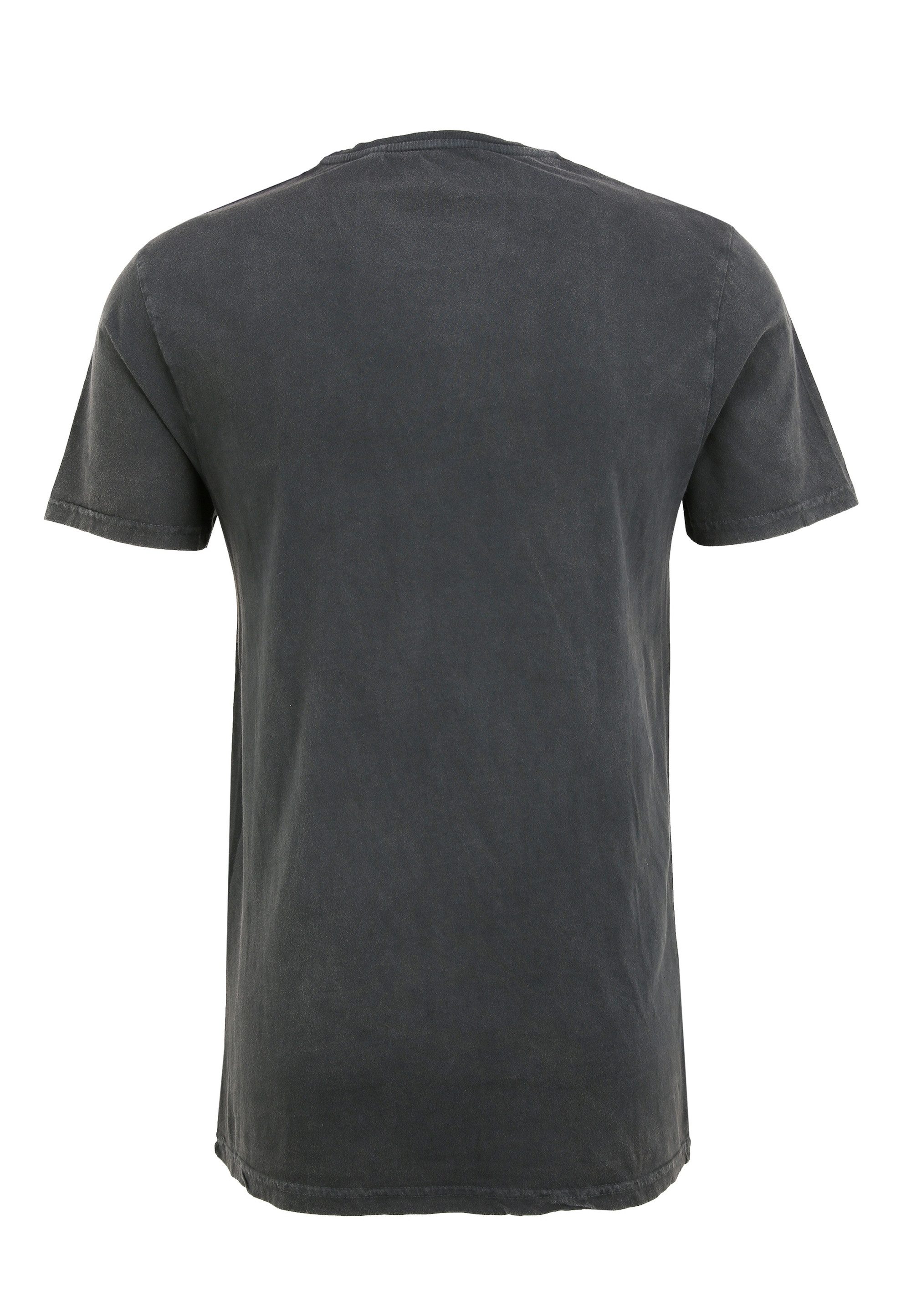 Recovered T-Shirt Fender Logo Repeat Fade (1-tlg) mit angesagtem Logoprint