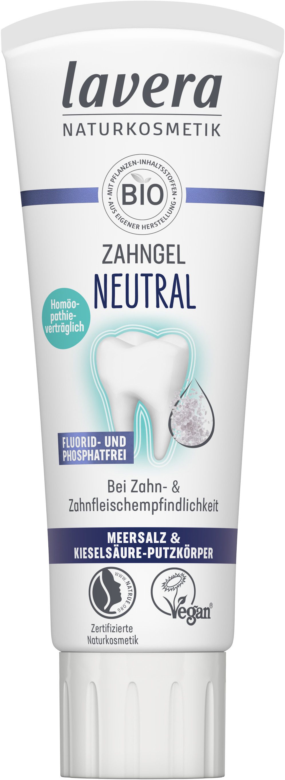 lavera Zahnpasta Zahngel Neutral Fluoridfrei, (1-St)