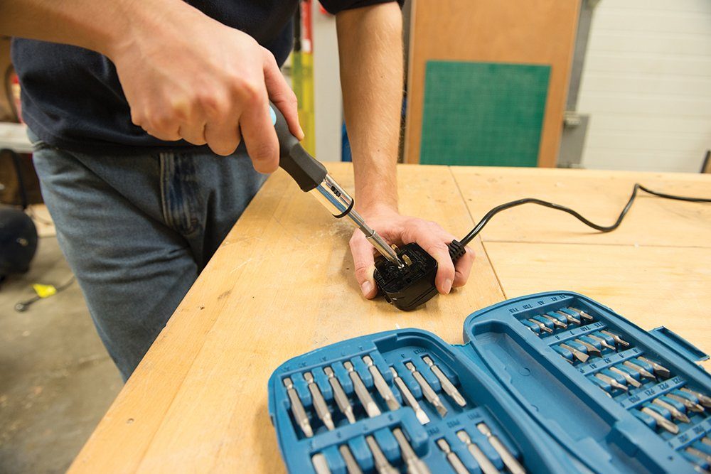 Schraubendreher Ratschen-Bithalter und Steckschlüsseleinsätze 45 tlg.