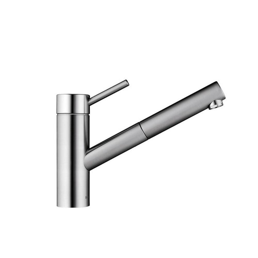 KWC Küchenarmatur Naber Inox 3 mit ausziehbarem Auslauf Edelstahl Hochdruck