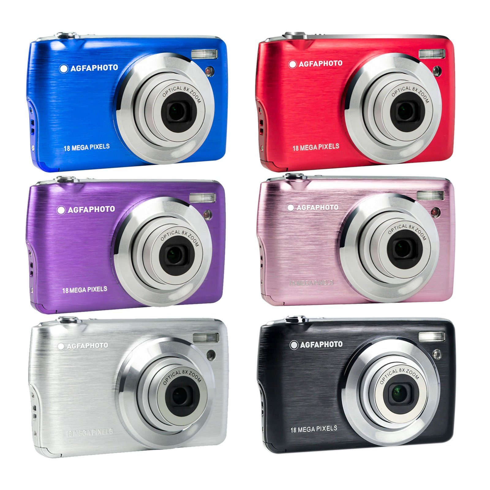 AGFA DC8200 Kompaktkamera (CMOS-Sensor, 18 Megapixel, Full-HD Video)