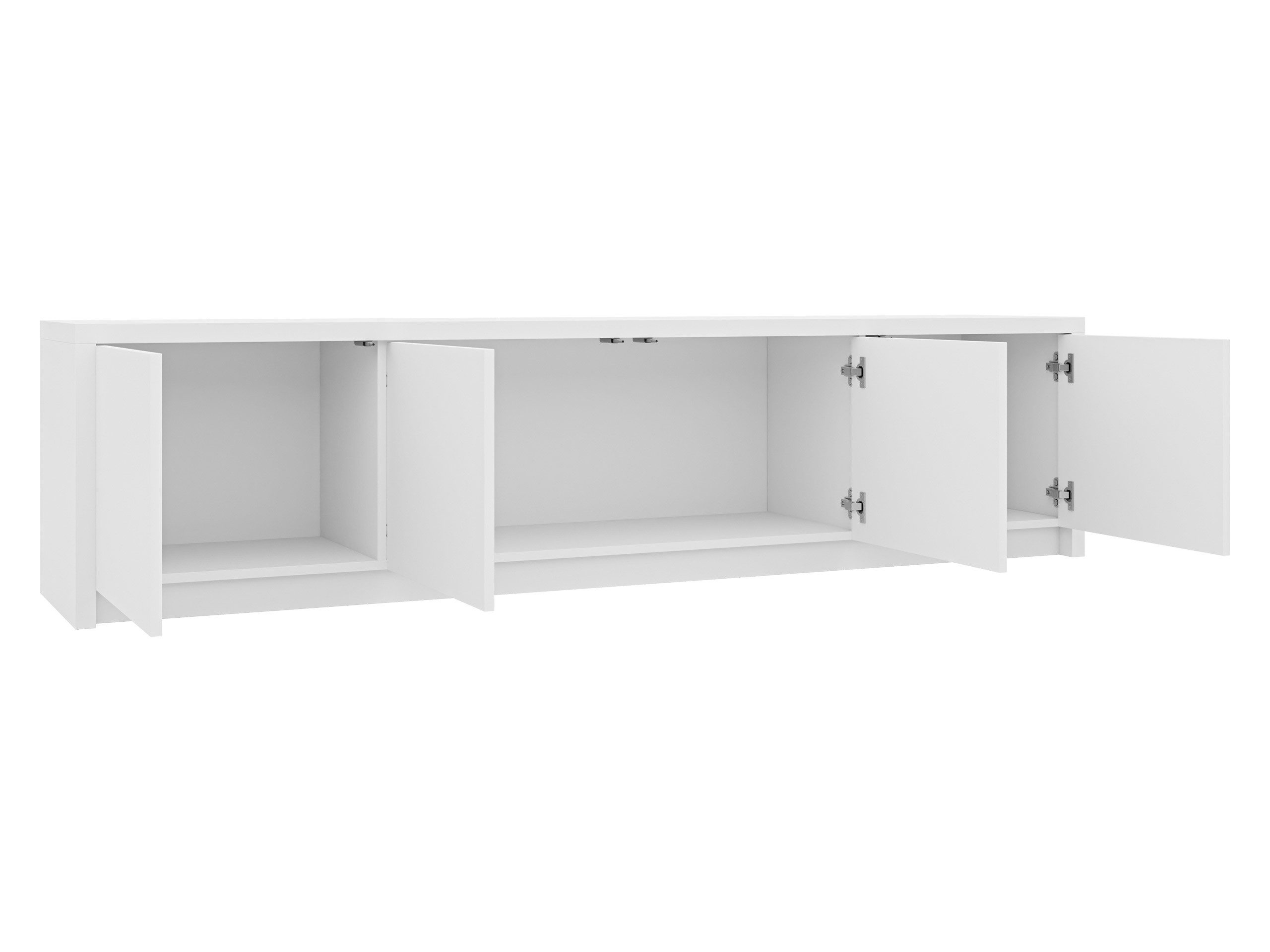 MIRJAN24 TV-Schrank Solid 4D (mit vier Drehtüren) Push to open, 198x40x51 cm