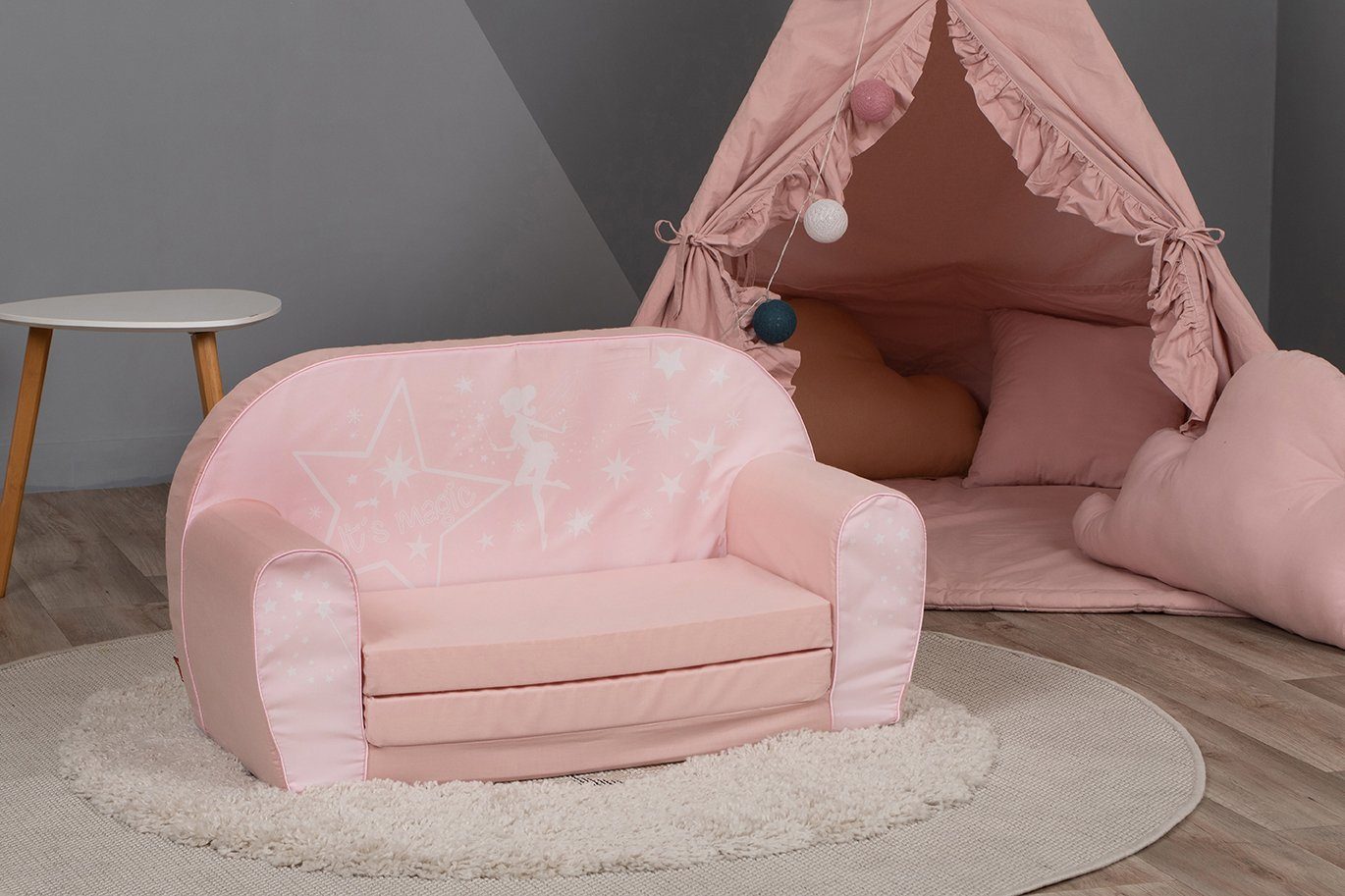 Kinder; Fairy in Knorrtoys® Sofa für Europe Made Pink,