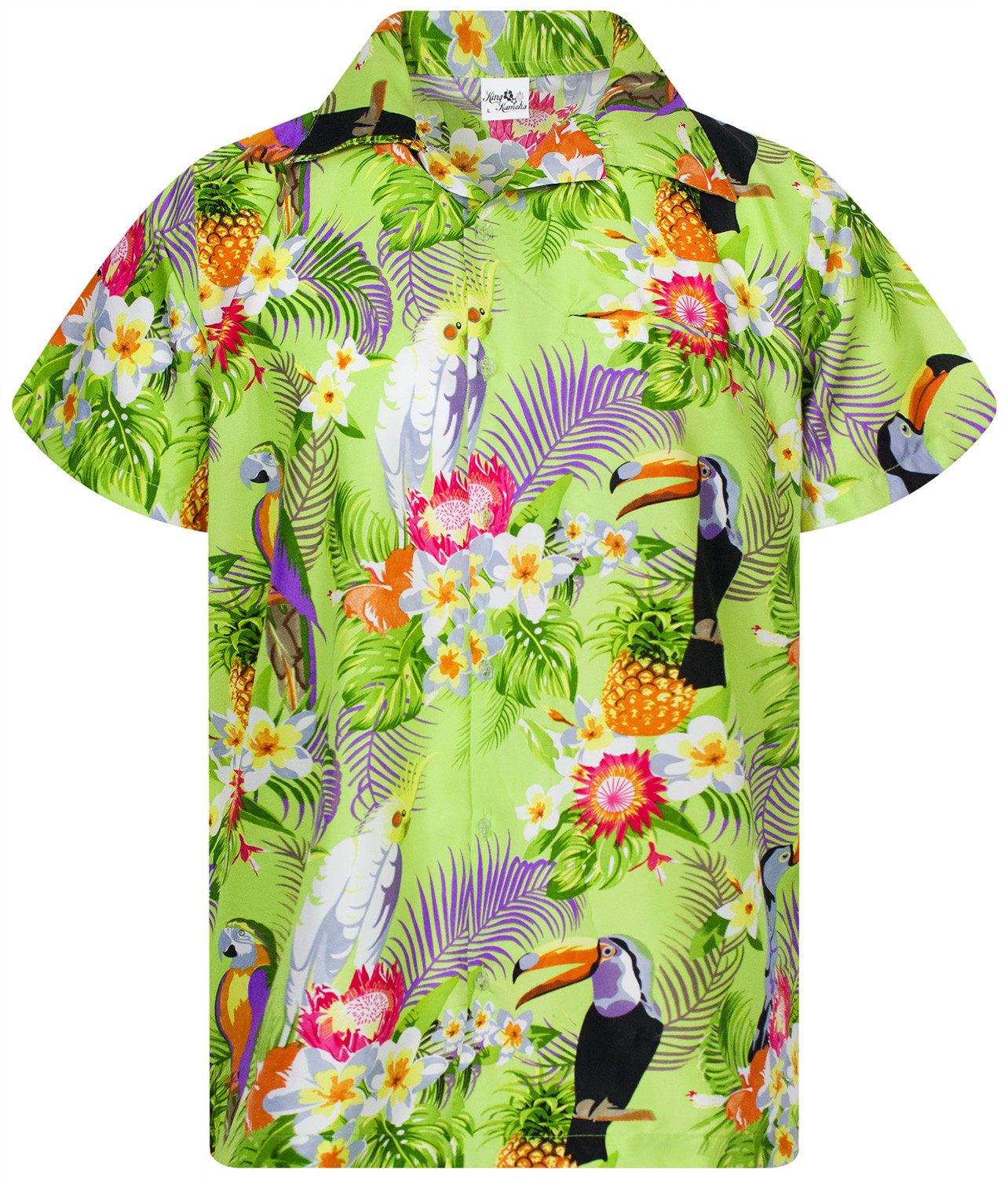 King Kameha Hawaiihemd Parrot Cockatoo Funky günstig online kaufen