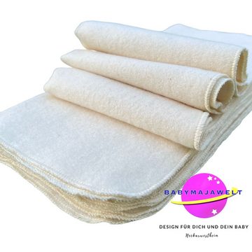 Babymajawelt Waschlappen Baby Stoff Waschlappen Molton Tücher 25x25cm Super Soft, Baumwolle (10-St), Made in Europe, Waschbar, Kosmetiktücher