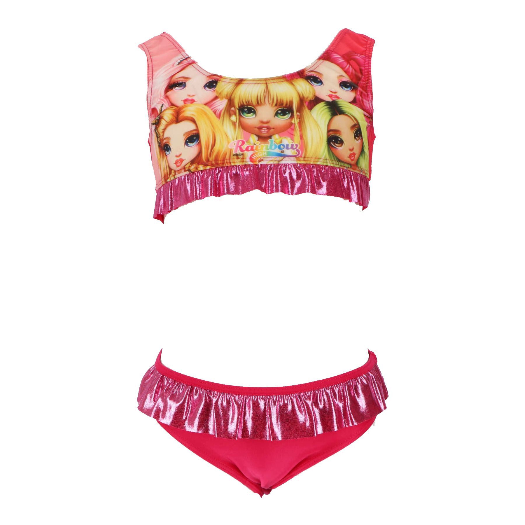 Badeanzug Rainbow High Mädchen Badeanzug Bikini für fröhliche Schwimmabenteuer