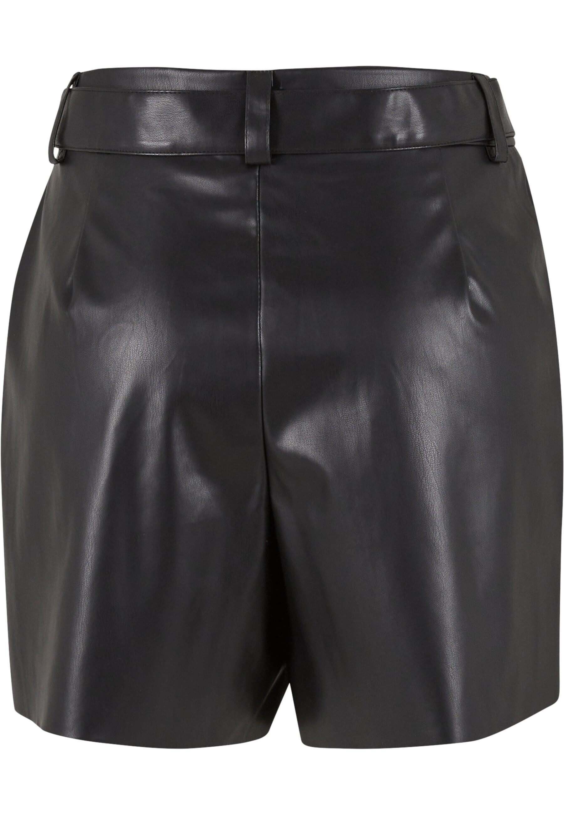 URBAN CLASSICS Shorts Urban Classics Ladies Synthetic Leather Shorts (1-tlg günstig online kaufen