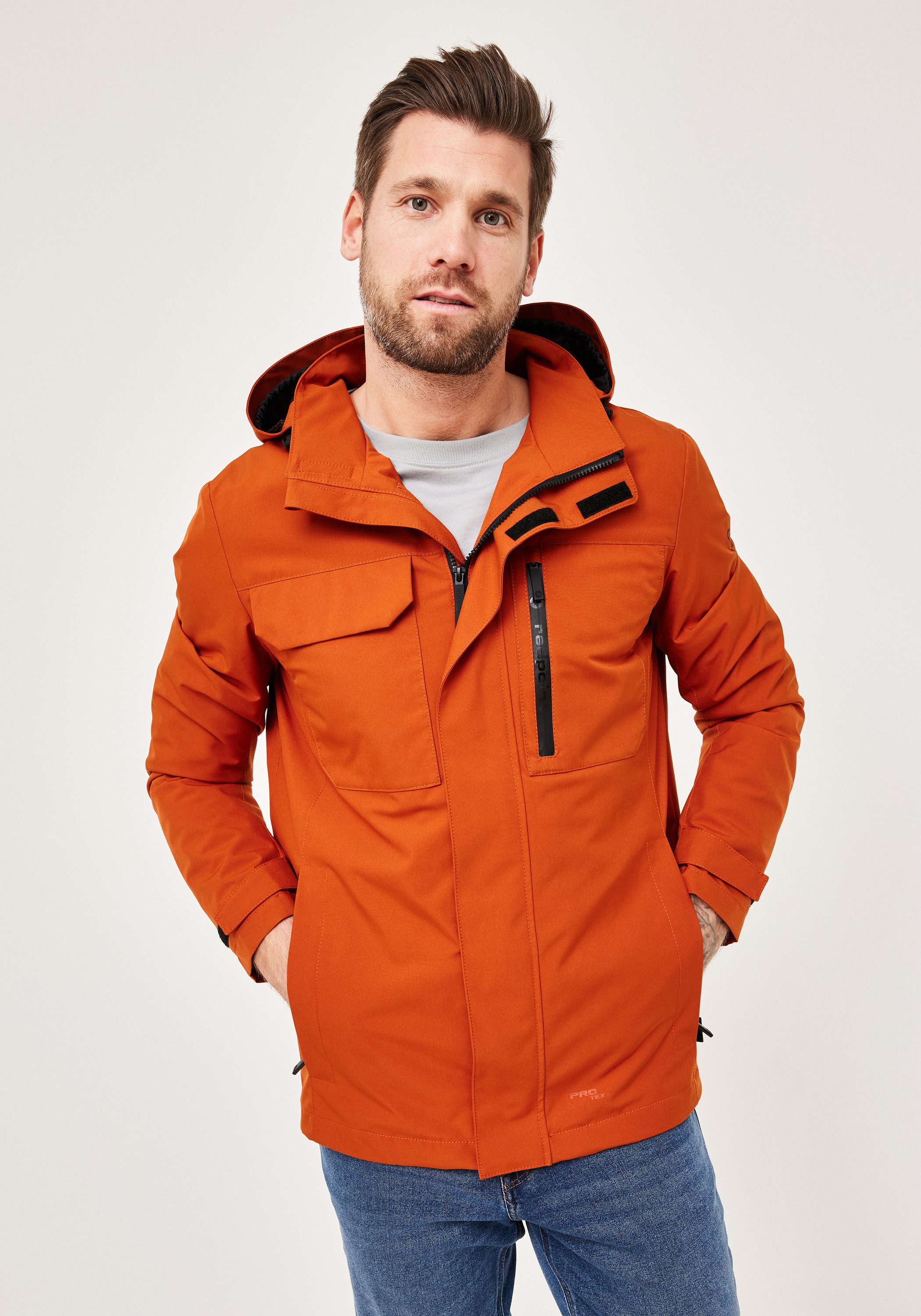 Redpoint Funktionsjacke Luke Wasserdichte Outdoorjacke mit Kapuze günstig online kaufen