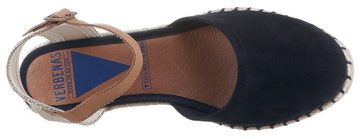 VERBENAS Sandalette, Sommerschuh, Sandale, mit Bast bezogenem Keilabsatz