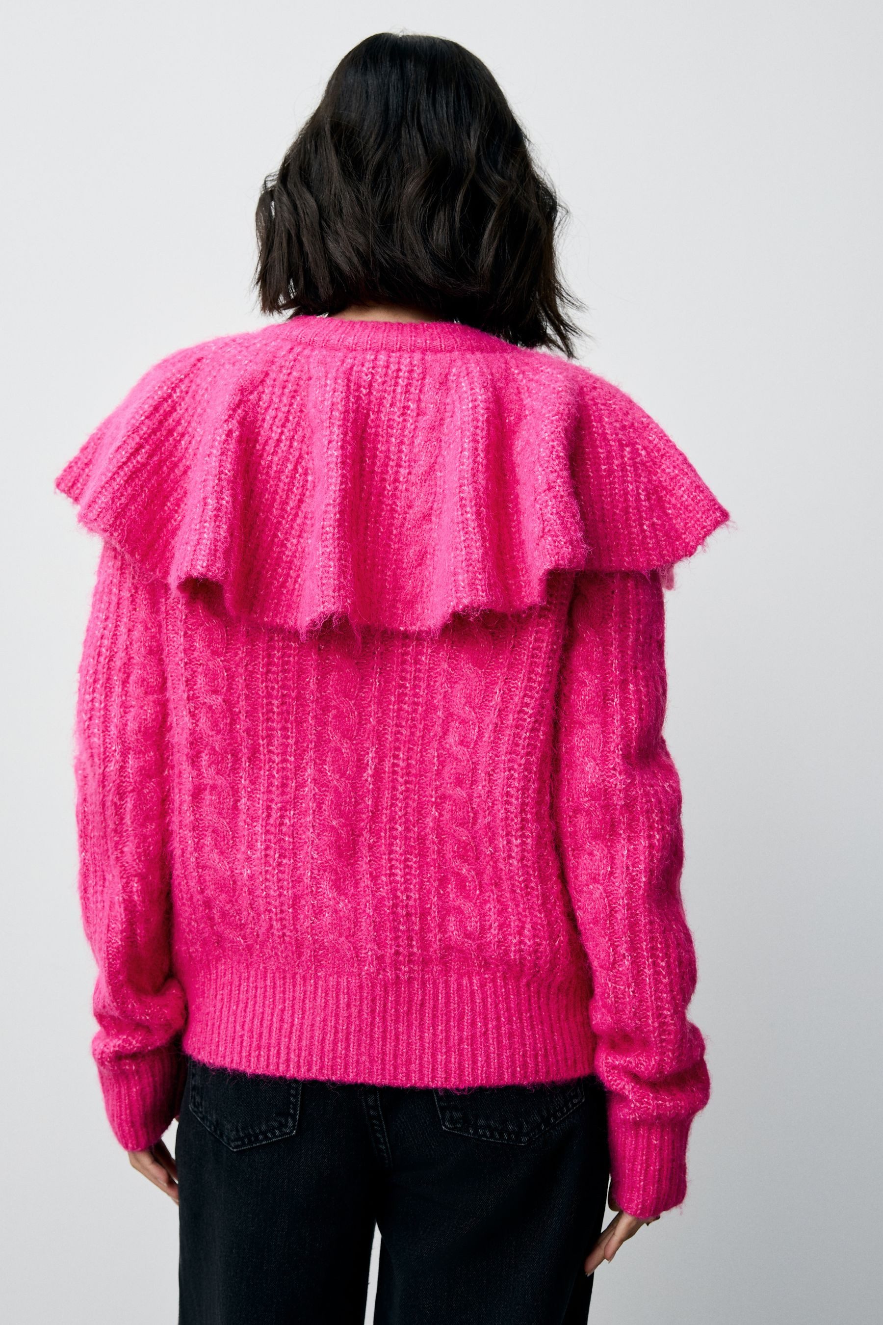 Next Strickjacke Cape-Strickjacke mit Zopfstrickmuster (1-tlg) günstig online kaufen