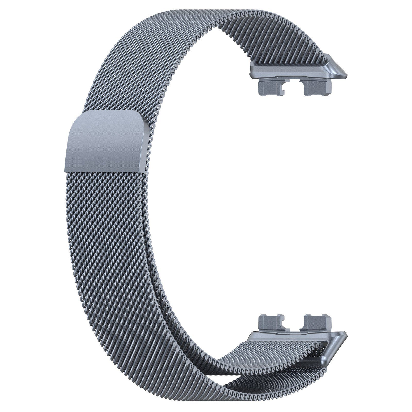 MOUTEN Uhrenarmband Magnetisches Armband für Huawei Band8 grau