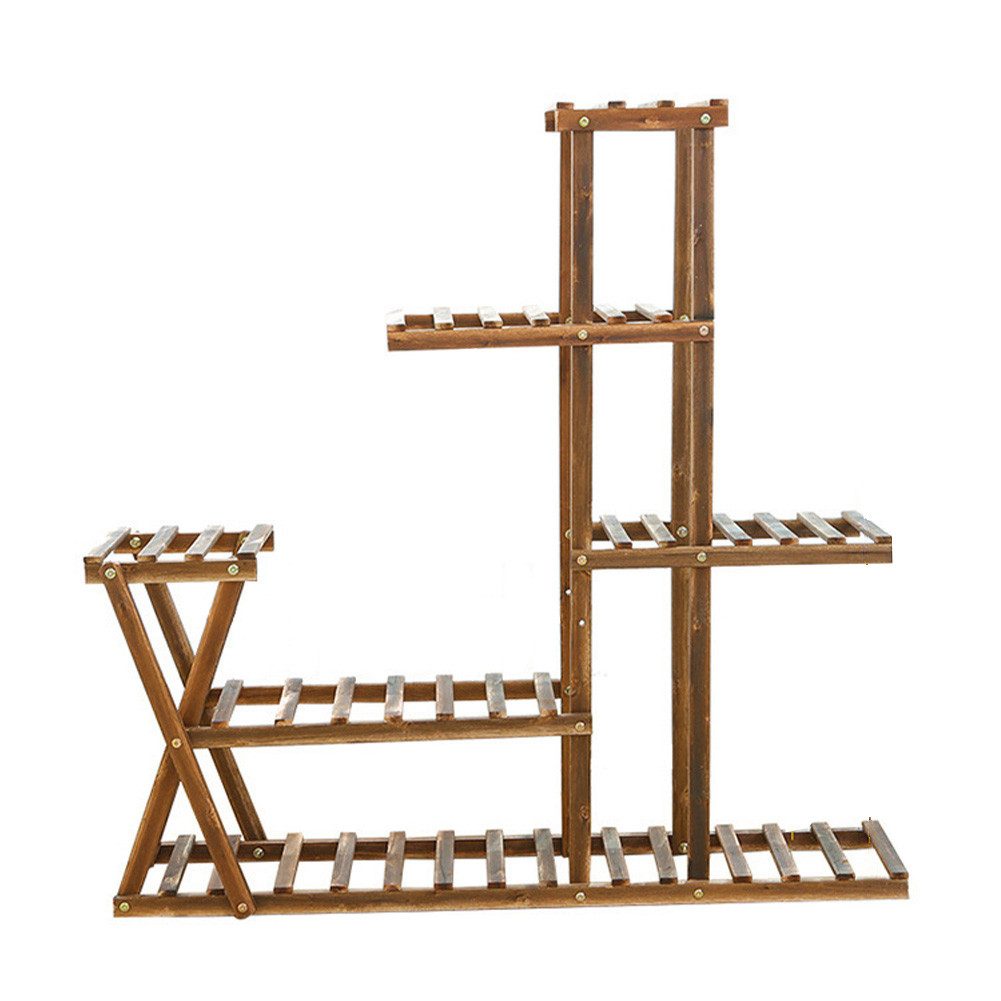 GarveeMore Blumenständer Pflanzenregal Holz Blumenregal MehrstöCkig für Woh günstig online kaufen