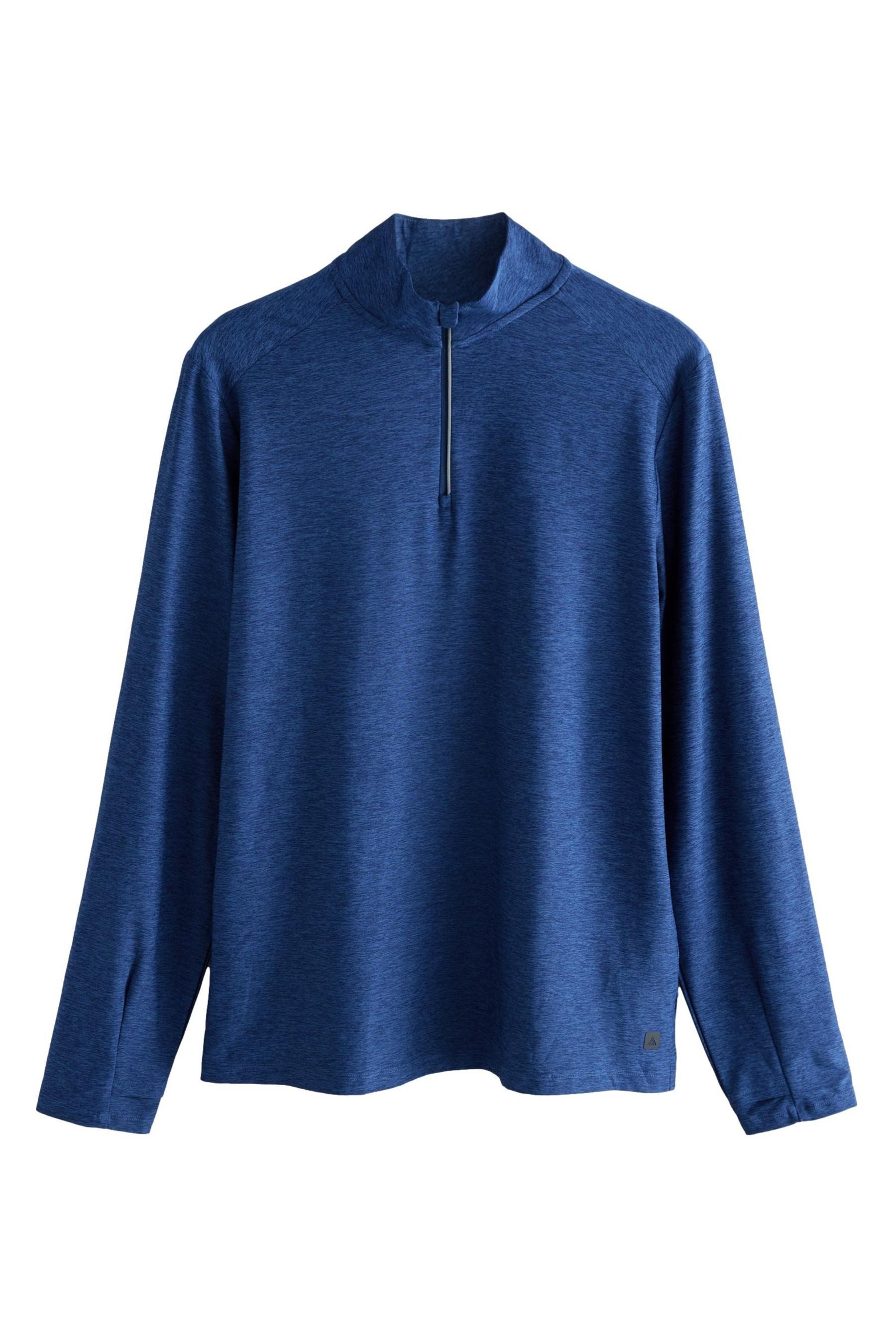 Next Sweater Active Training Gym Sweatshirt mit Viertel-RV (1-tlg)