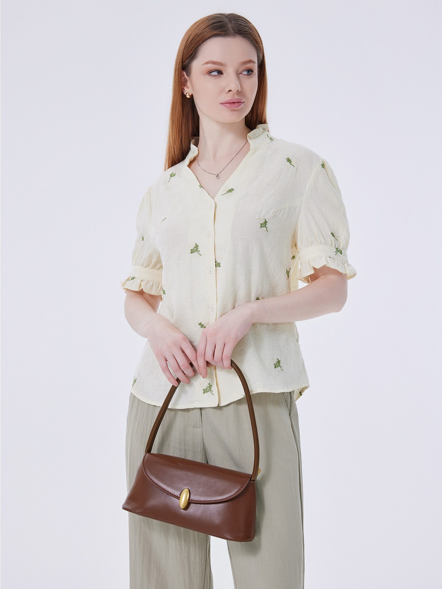 LAPA PLUS Kurzarmbluse Damen Elegant Kurzarm günstig online kaufen