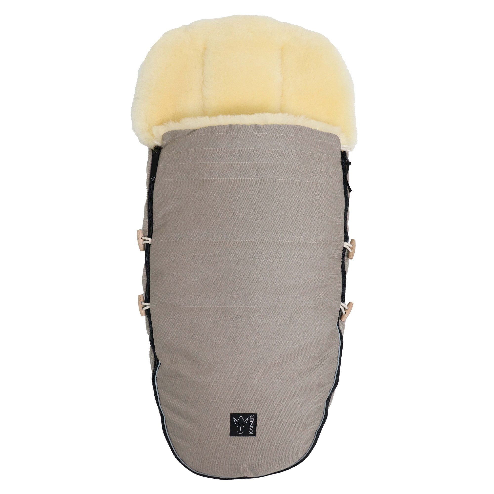 Kaiser Fußsack Love the Nature, Lammfell Kinderwagen Fußsack